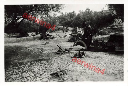 Zerstörte englische Panzer bei Bengasi Libyen Afrika