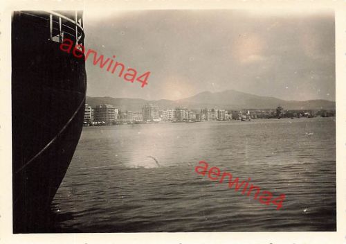 Häuser am Hafen in Saloniki Griechenland