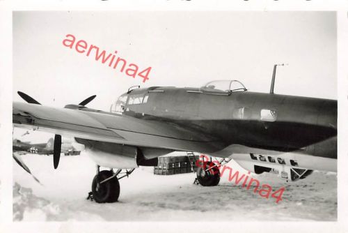 Deutsches Flugzeug He 111 Fliegerhorst Jesau Königsberg Ostpreussen