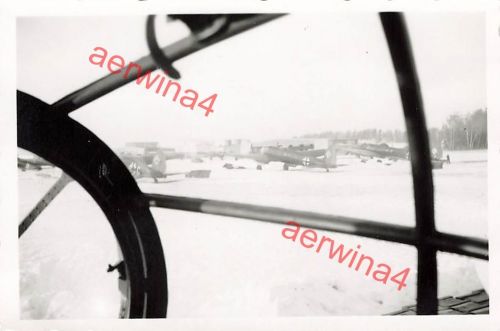 Blick vom Flugzeug He 111 auf den Fliegerhorst Jesau Königsberg Ostpreussen