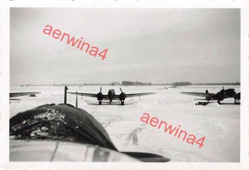 Deutsches Flugzeug He 111 Staffel LG1 Fliegerhorst Jesau Königsberg Ostpr.