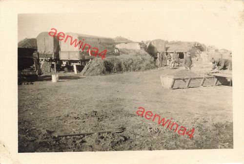 LKW werden getarnt Kalatsch am Don Russland Ostfront