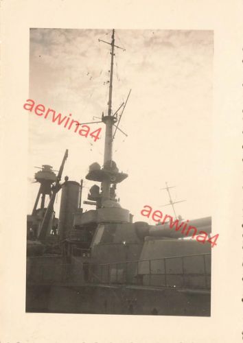 Französisches Schlachtschiff ,,Strasbourg'' Hafen Mers-el-Kebir Algerien