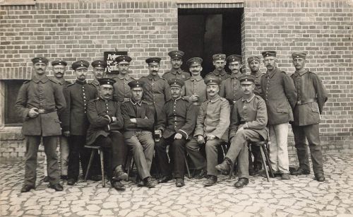 Foto 1.WK Deutsche Soldaten Landw.Inf.Regt.101 Kantine Graudenz Westpreußen
