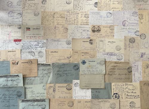 Lot / Konvolut 50 Briefe 1.WK Feldpostkarten Stempel