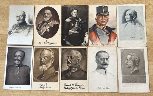 10 x AK General , Feldmarschall, Heerführer, Feldherr 1.WK