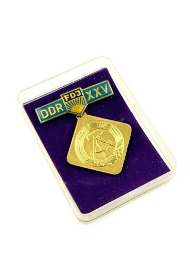 DDR FDJ Medaille FDJ-Initiative DDR 25