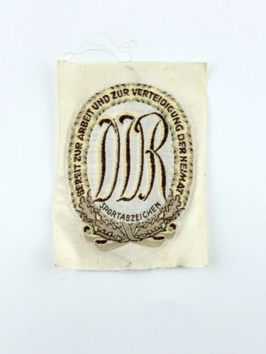 DDR Aufnäher Sportabzeichen der DDR Bereit zur Arbeit & zur Verteidigung Bronze