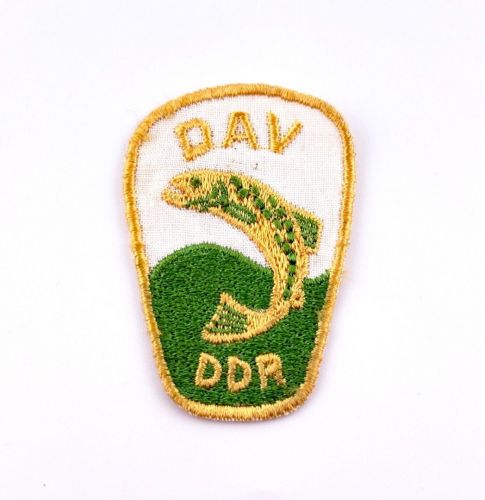 DDR DAV Aufnäher Deutscher Anglerverband