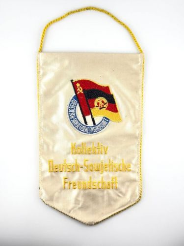 DDR Wimpel Kollektiv Deutsch-Sowjetische Freundschaft
