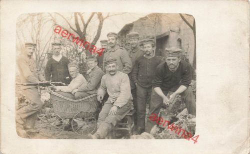 Fotokarte 1.WK deutsche Soldaten Res.-Inf.-Regt.24 Stellungskämpfe Narotsch-See