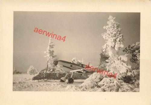 Deutsches Flugzeug Messerschmitt Me Bf 109 Wintereinsatz Fliegerhorst Nordholz