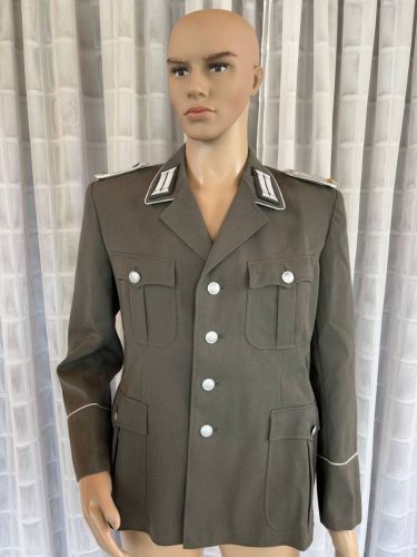 DDR NVA LaSK Mot-Schützen Uniform Jacke Offizier Leutnant Gr. m52 1981