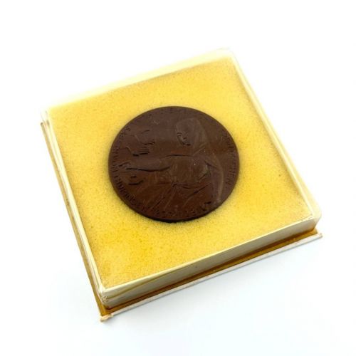 DDR Porzellan Medaille Elisabeth von Thüringen Elisabeth gedenken