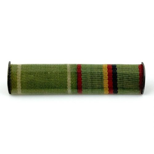 DDR MdI 2er Interimsspange Stoff Verdienstmedaille Bronze, Ausgez. Leistungen