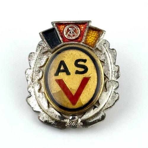 DDR ASV Ehrennadel in Silber Armeesportvereinigung Vorwärts
