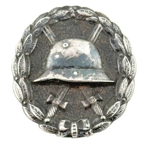 Verwundetenabzeichen in Schwarz 1918 Eisen Magnetisch 1. Weltkrieg