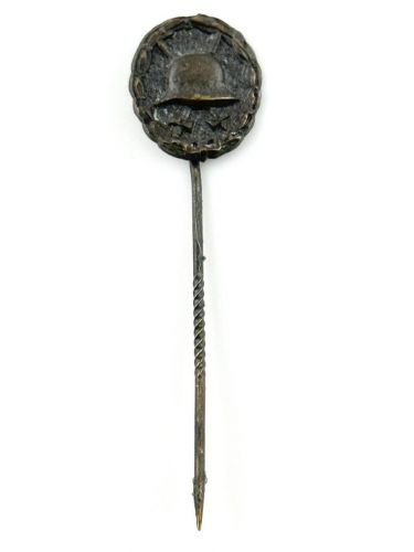 Miniatur Verwundetenabzeichen in Schwarz 1918 Hohlgeprägt 1. Weltkrieg