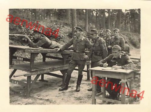 Deutsche Soldaten am Schießplatz Rinkau bei Bromberg Westpreussen