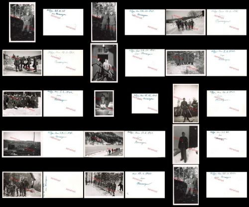 15x Fotos Leben deutscher Soldaten Besatzungstrupp in Norwegen