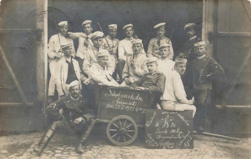 Foto-AK 1.WK Soldaten Ulanen-Regt. 21 Chemnitz Sachsen Übungsplatz Zeithain