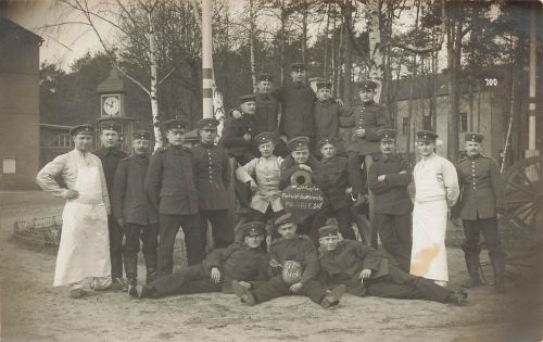 Foto 1.WK Deutsche Soldaten Schulterklappe 139 Döbeln Übungsplatz Zeithain