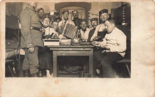 Foto 1.WK Deutsche Soldaten Pickelhaube Feldart.-Brigade 9 Glogau Schlesien