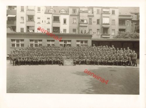 Gruppenfoto deutsche Soldaten Kriegslazarett-Abteilung (mot.) Leipzig Großfoto