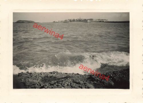 Blick vom Wohnort Dinard auf St. Malo Frankreich
