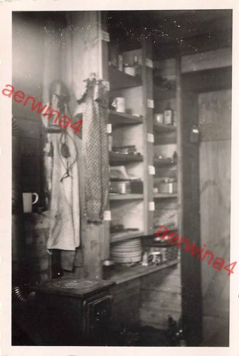 Küche in der Baracke Flak Stellung in Merseburg