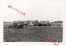 Zerstörte russische Artillerie Einheit mit LKW GAZ Wilna Litauen Ostfront