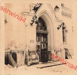 Eingang zum deutschen Lazarett im Weißen Haus in Sumy Ukraine Ostfront