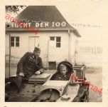Deutsche Soldaten mit franz. Beute Artillerieschlepper Chenillette Zoo Leipzig