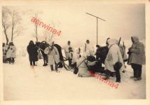 Partisanen Einsatz dt. Soldaten Wintertarn Leningrad Front Russland Ostfront