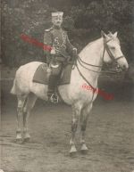 Foto-AK 1.WK Deutscher Soldat mit Fanfare Sächs. Ulanen-Regiment. No.18. Leipzig