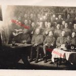 Foto-AK 1.WK Deutsche Soldaten Weihnachtsfeier Wargnies-le-Grand Frankreich