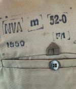 DDR NVA LaSK Uniformjacke Offizier Artillerie Gr. m52-0 1979 Oberstleutnant