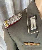DDR NVA LaSK Uniformjacke Offizier Artillerie Gr. m52-0 1979 Oberstleutnant