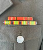 DDR NVA LaSK Uniformjacke Offizier Artillerie Gr. m52-0 1979 Oberstleutnant