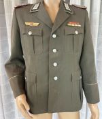 DDR NVA LaSK Uniformjacke Offizier Artillerie Gr. m52-0 1979 Oberstleutnant