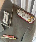 DDR NVA LaSK Uniformjacke Offizier Artillerie Gr. m52-0 1979 Oberstleutnant
