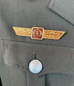 DDR NVA LaSK Uniformjacke Offizier Artillerie Gr. m52-0 1979 Oberstleutnant