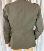 DDR NVA LaSK Uniformjacke Offizier Artillerie Gr. m52-0 1979 Oberstleutnant