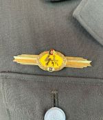 DDR NVA LaSK Uniformjacke Offizier Panzer Gr. k48 1974 Oberstleutnant