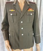 DDR NVA LaSK Uniformjacke Offizier Panzer Gr. k48 1974 Oberstleutnant