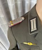 DDR NVA LaSK Uniformjacke Offizier Panzer Gr. k48 1974 Oberstleutnant