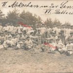 Fotokarte 1.WK deutsche Soldaten beim Abkochen Senne Sennelager