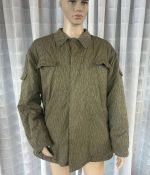 DDR NVA FDU Felddienst Winter Jacke Strichtarn Gr. g56