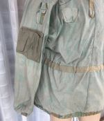 DDR NVA Feldjacke Tarnjacke Blumentarn Flecktarn Flächentarn Gr. 3 1963
