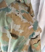 DDR NVA Feldjacke Tarnjacke Blumentarn Flecktarn Flächentarn Gr. 3 1963